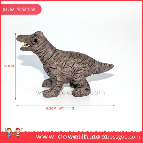 High quality 3D Eco-friendly Plastic capsule mini animal dinosaur figure